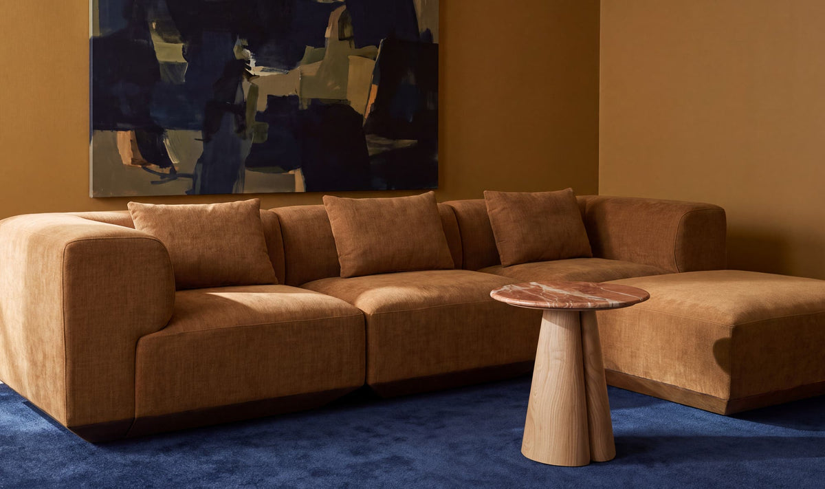 Goodwin Slipper Chair Cognac by Moe's Home Collection - view 3