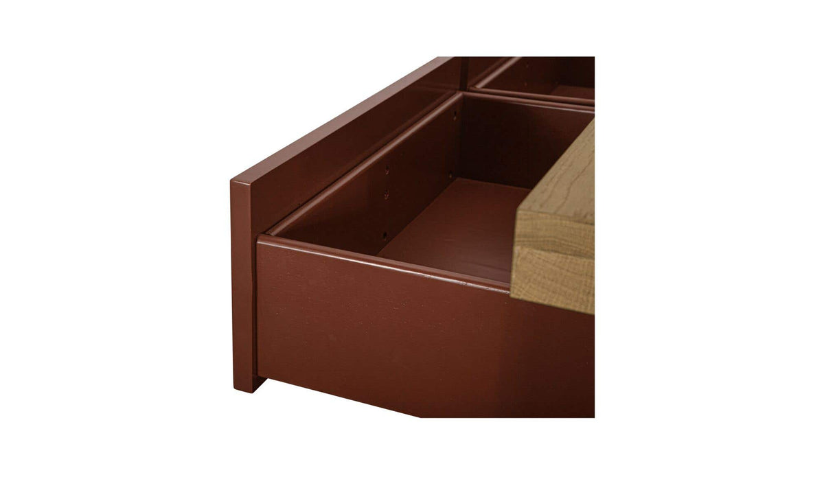 Rosemary Kitchen Island Red by Moe's Home Collection - view 11