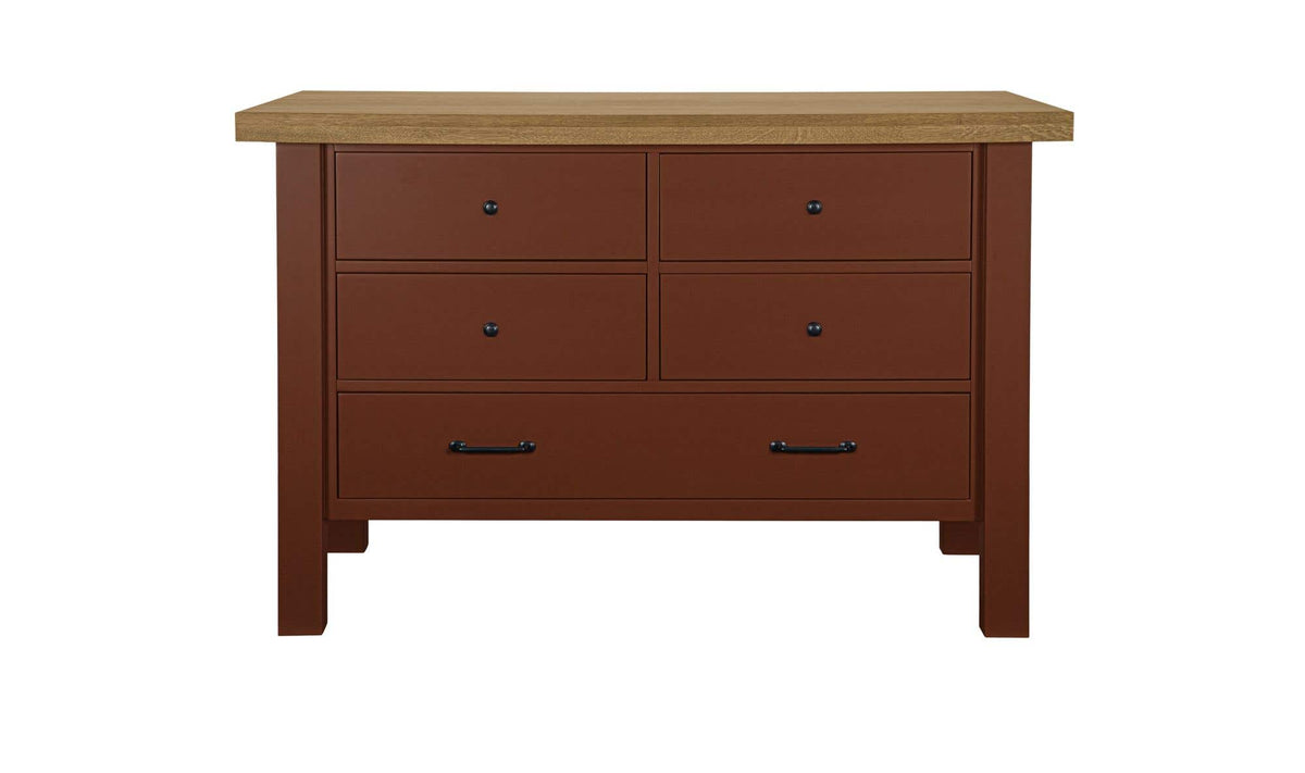 Rosemary Kitchen Island Red by Moe's Home Collection - view 2