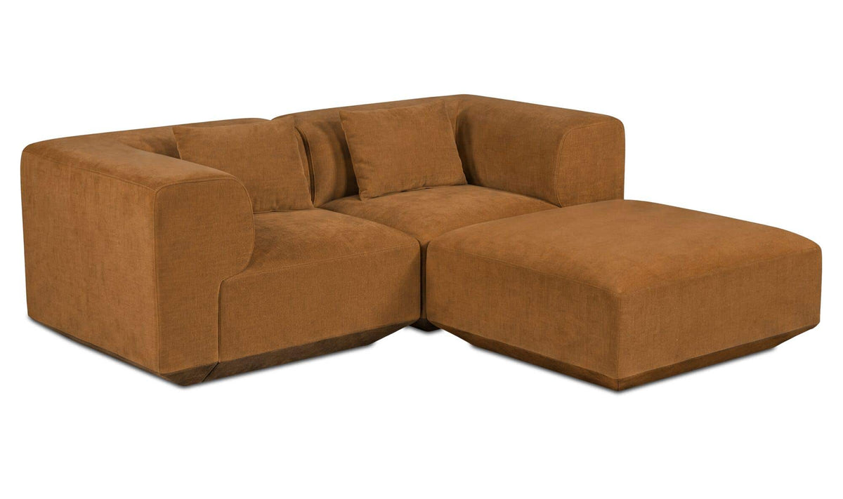 Goodwin Nook Modular Sectional Cognac by Moe's Home Collection - view 4