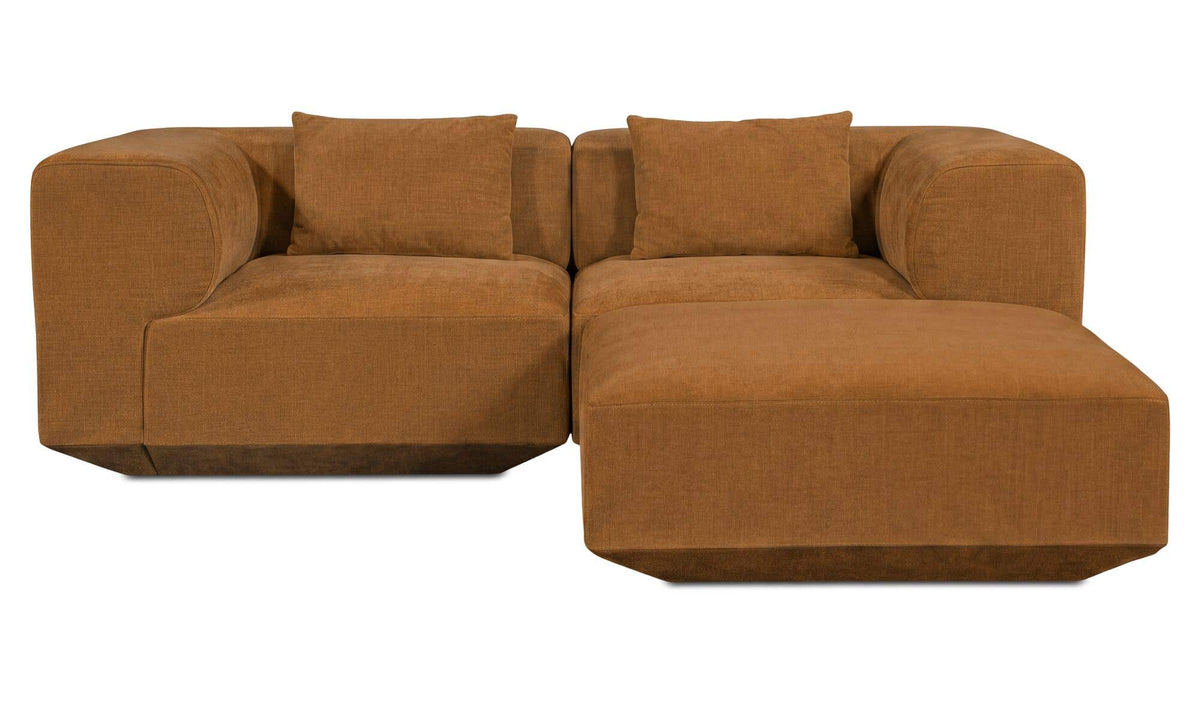 Goodwin Nook Modular Sectional Cognac by Moe's Home Collection - view 2