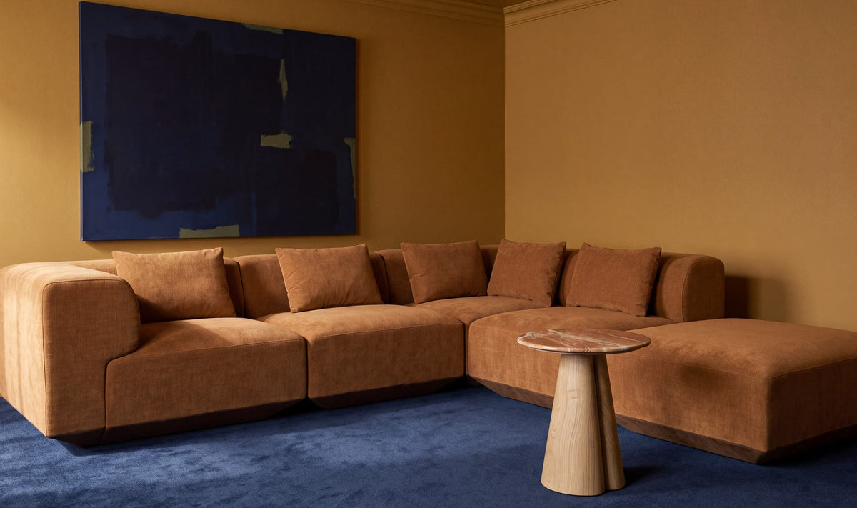 Goodwin Dream Modular Sectional Cognac by Moe's Home Collection - view 3