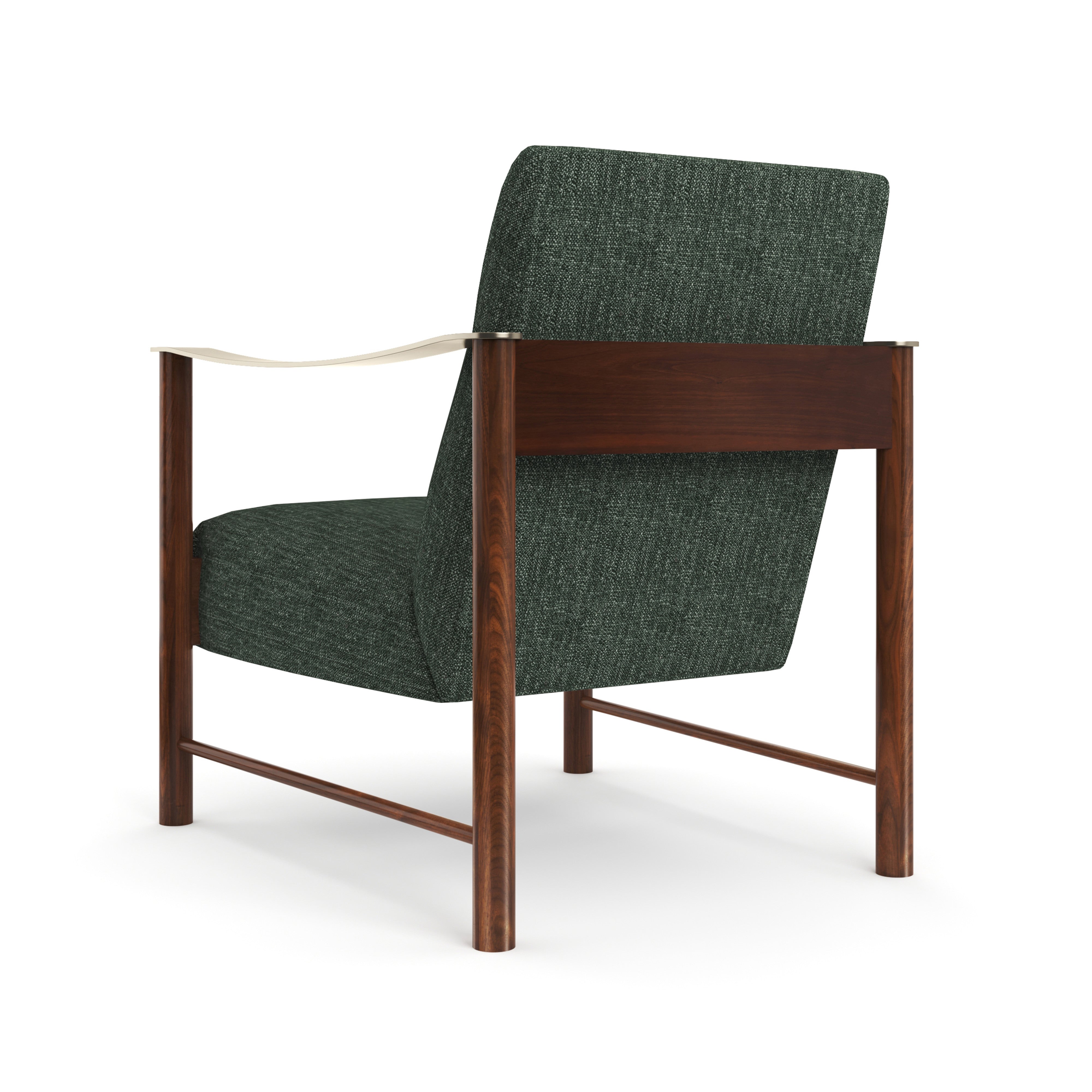 Slant Accent Chair Champagne Gold 28" by Caracole - view 5