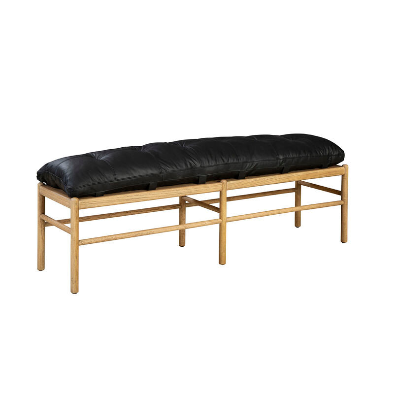 Osborne Leather Bench by Furniture Classics at ZIN Home