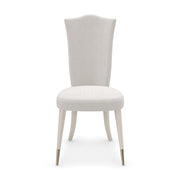 Cherub Side Chair Matte Pearl 19.50" by Caracole