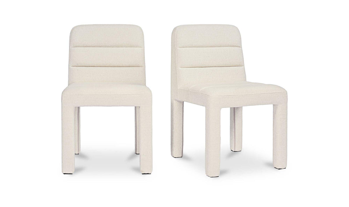 Hollin Dining Chair Off White-Set of Two by Moe's Home Collection - view 2