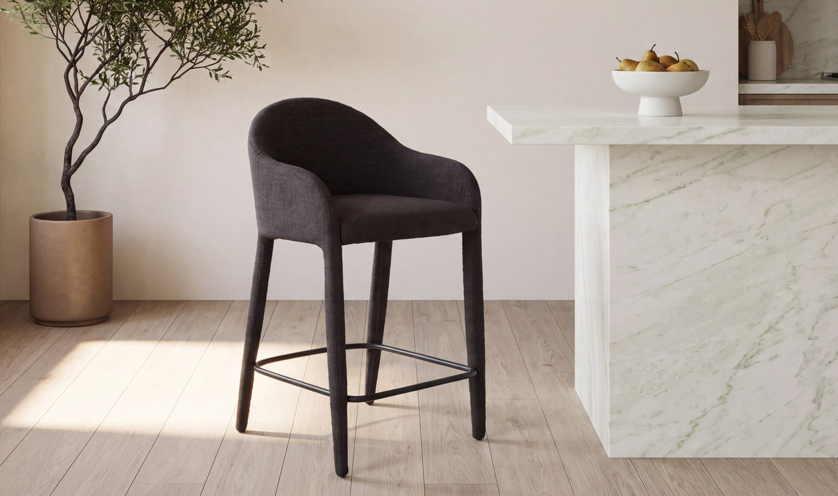 Meyers Counter Stool Black by Moe's Home Collection - view 3