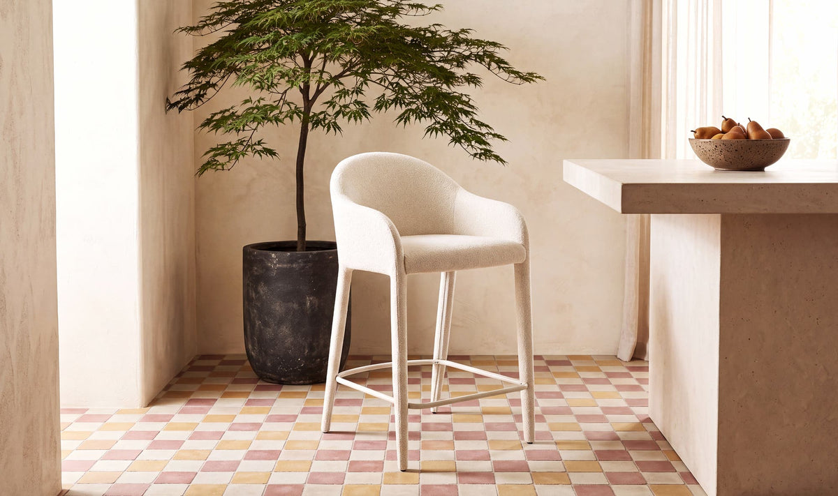 Meyers Counter Stool Off White by Moe's Home Collection - view 3