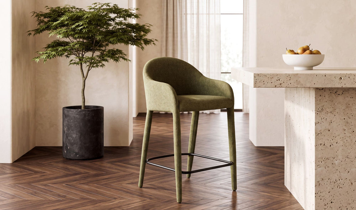 Meyers Counter Stool Green by Moe's Home Collection - view 3