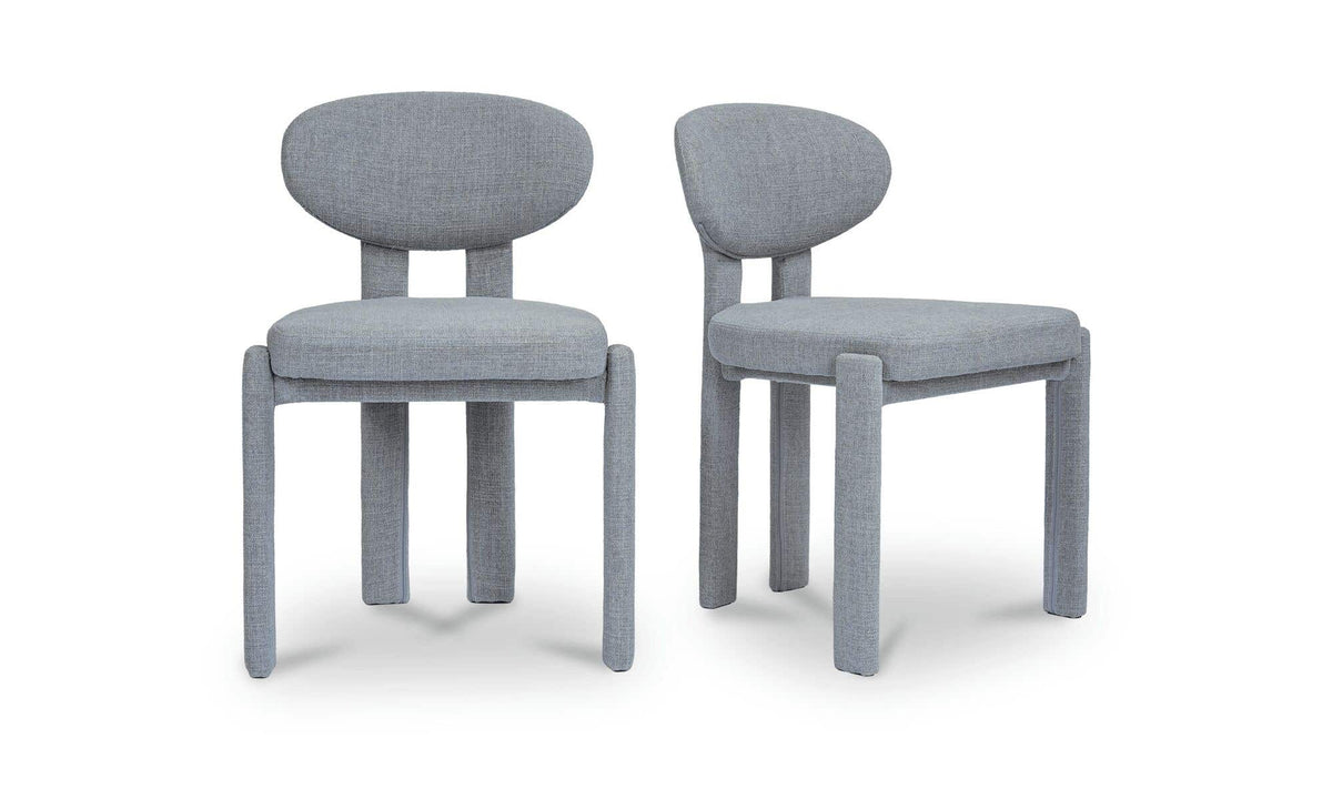 Sable Dining Chair Light Blue-Set of Two by Moe's Home Collection - view 2
