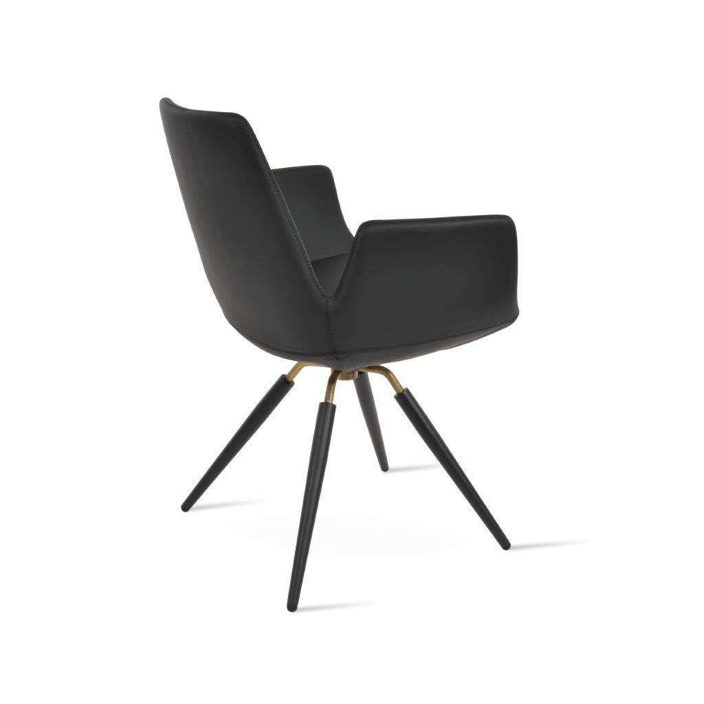 Eiffel Carrot Swivel Armchair