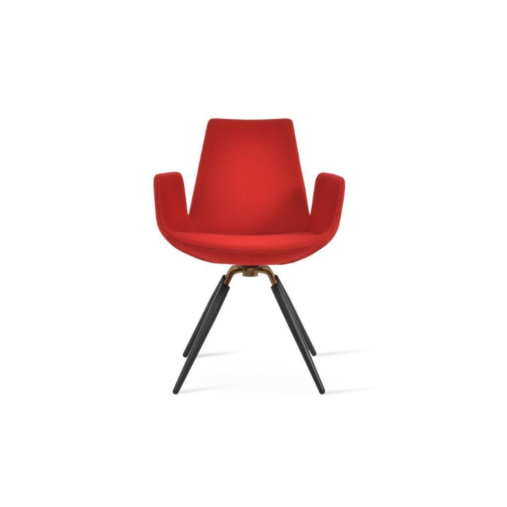 Eiffel Carrot Swivel Armchair