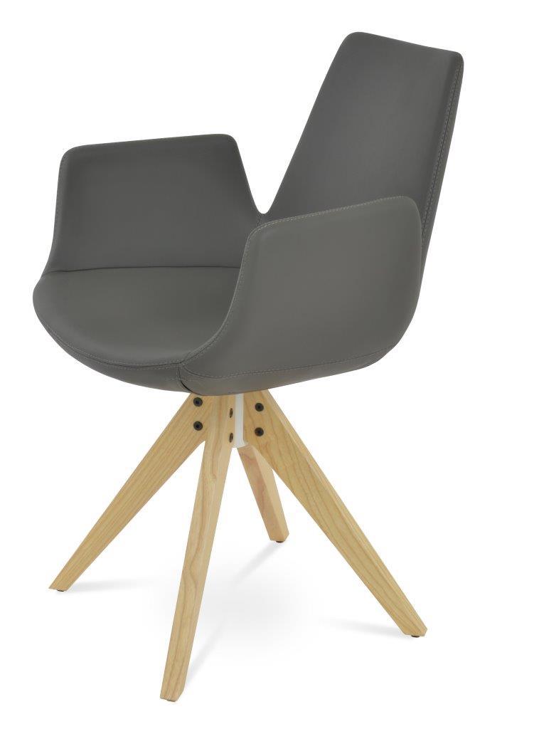 Eiffel Pyramid Swivel Armchair