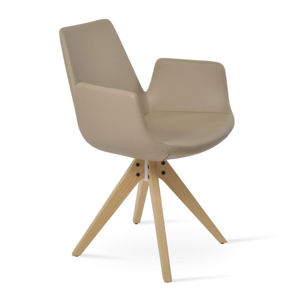Eiffel Pyramid Swivel Armchair