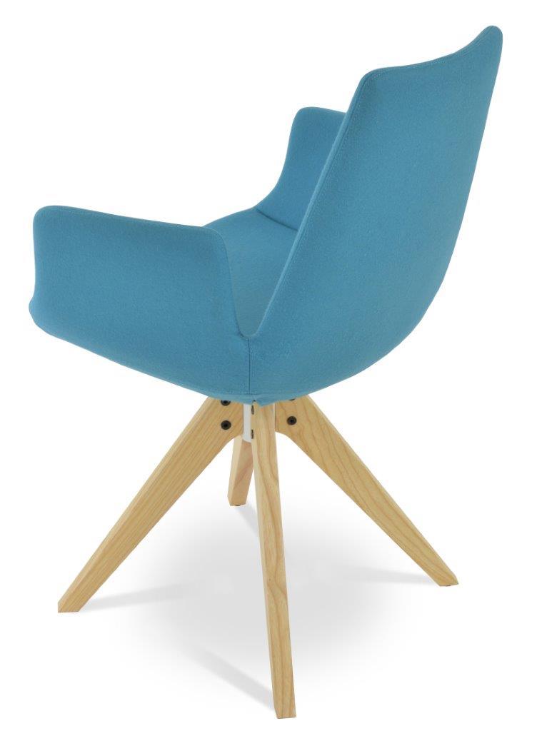 Eiffel Pyramid Swivel Armchair