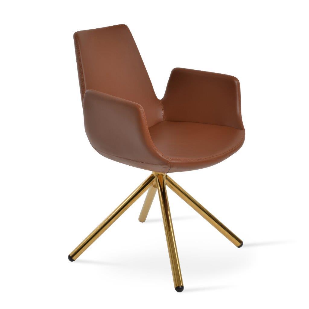 Eiffel Stick Swivel Armchair
