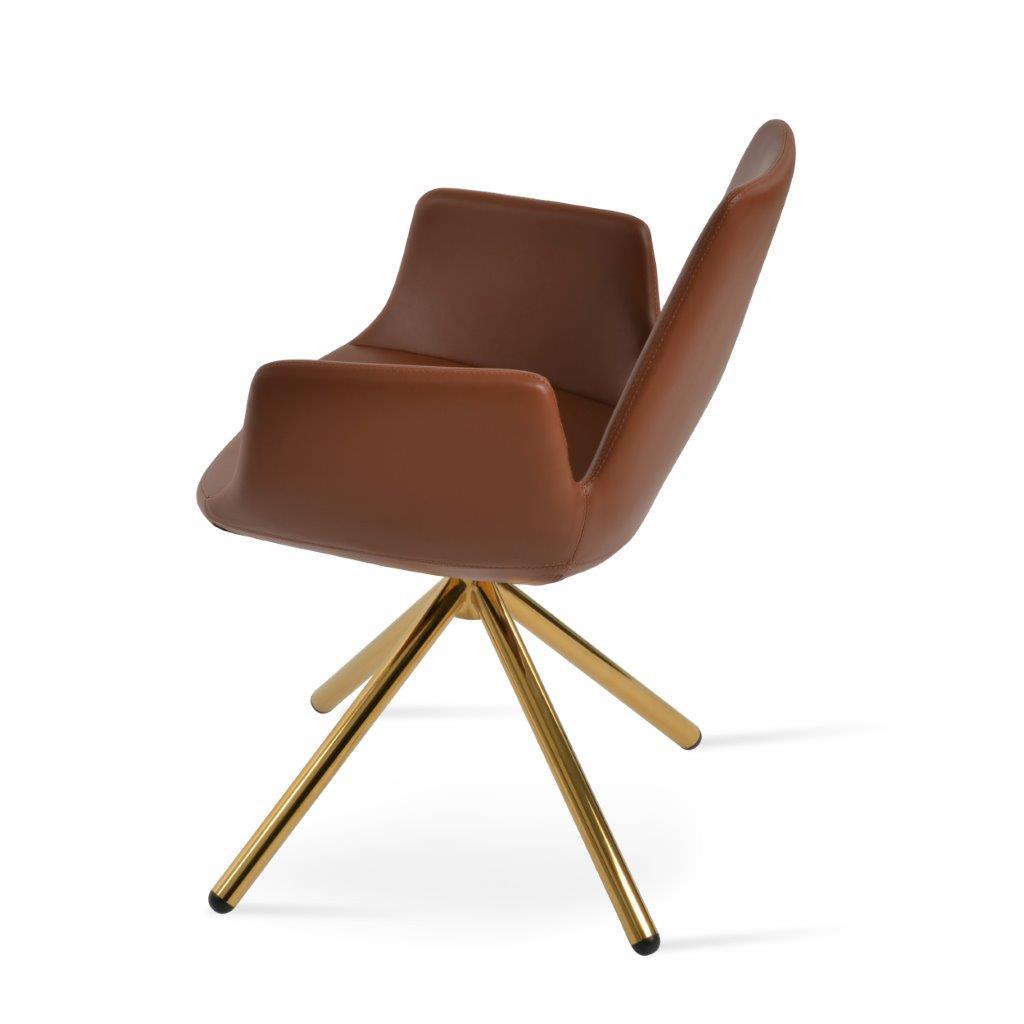 Eiffel Stick Swivel Armchair