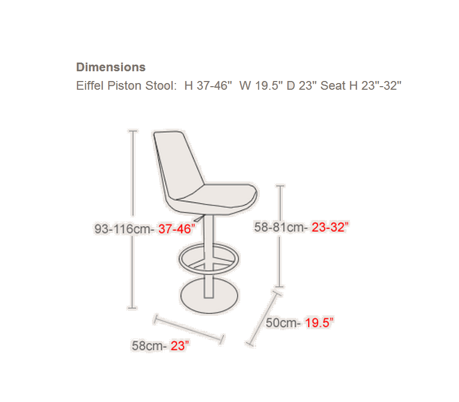 Eiffel Piston Stool