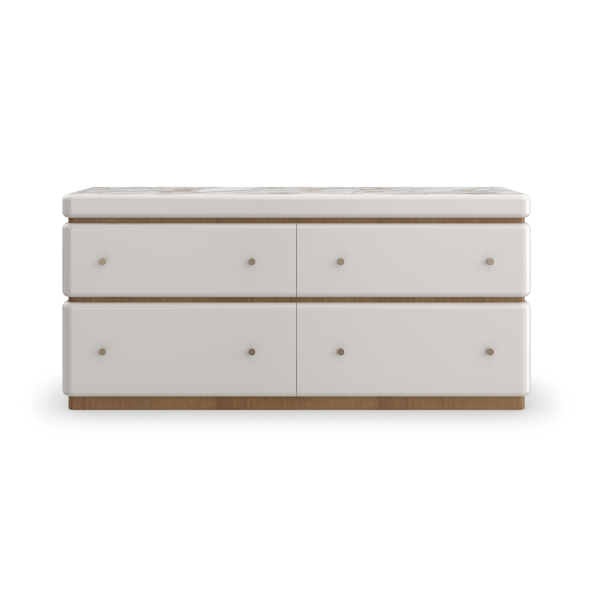Milos Dresser Almond Milk 65" by Caracole
