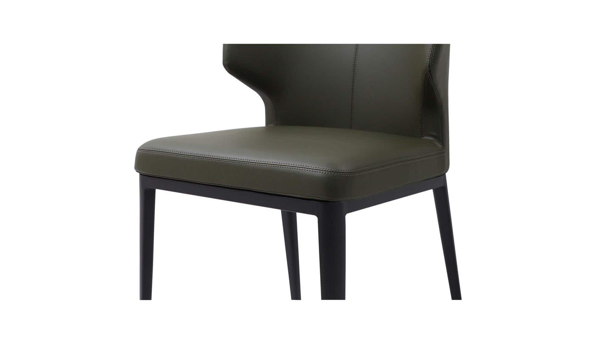 Delaney Dining Chair Dark Green-Set of Two by Moe's Home Collection - view 14