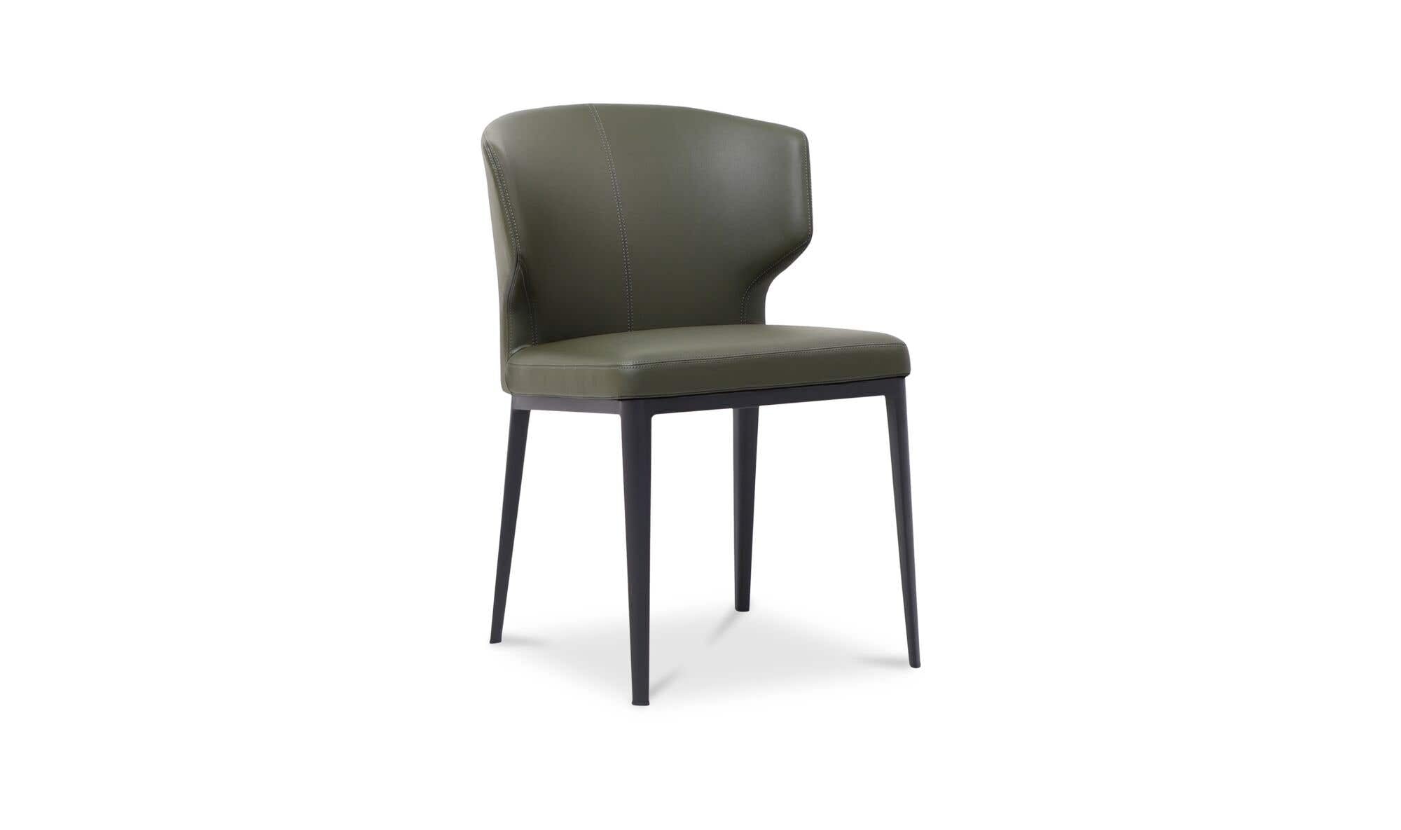 Delaney Dining Chair Dark Green-Set of Two by Moe's Home Collection - view 8