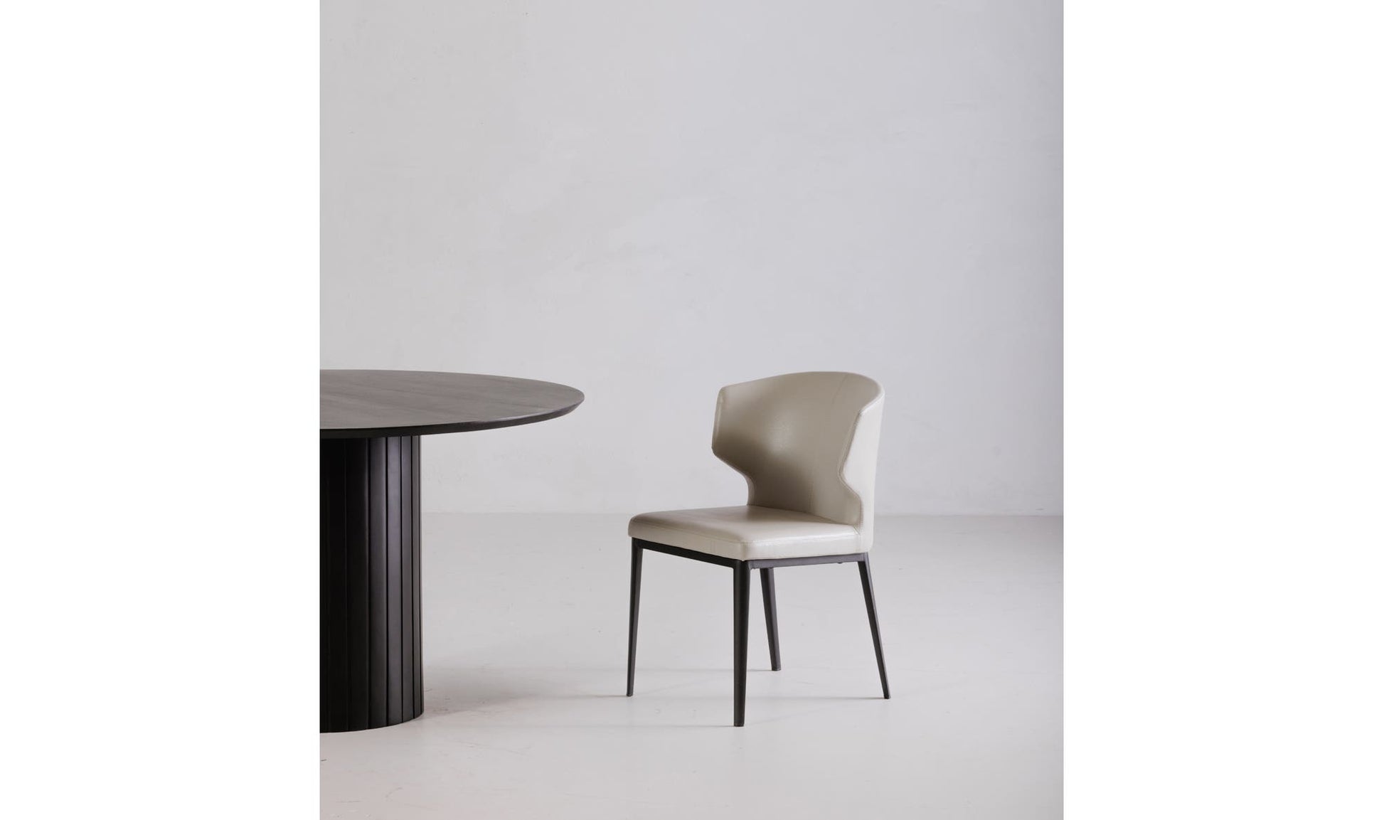 Delaney Dining Chair Beige - Set Of Two by Moe's Home Collection - view 11