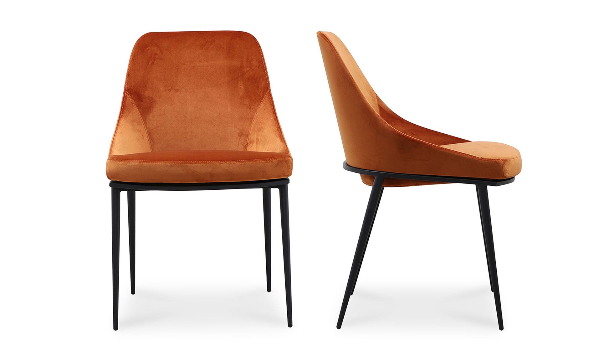 Sedona Dining Chair Amber - Set Of Two by Moe's Home Collection - view 16
