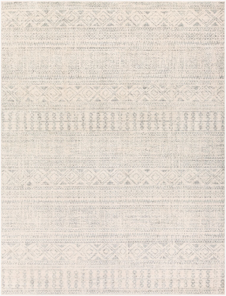 Elaziz Gray/White Machine Woven Rug ELZ-2354 - 2' x 2'11"