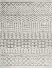 Elaziz Charcoal/Slate Machine Woven Rug - 2'7" x 10'