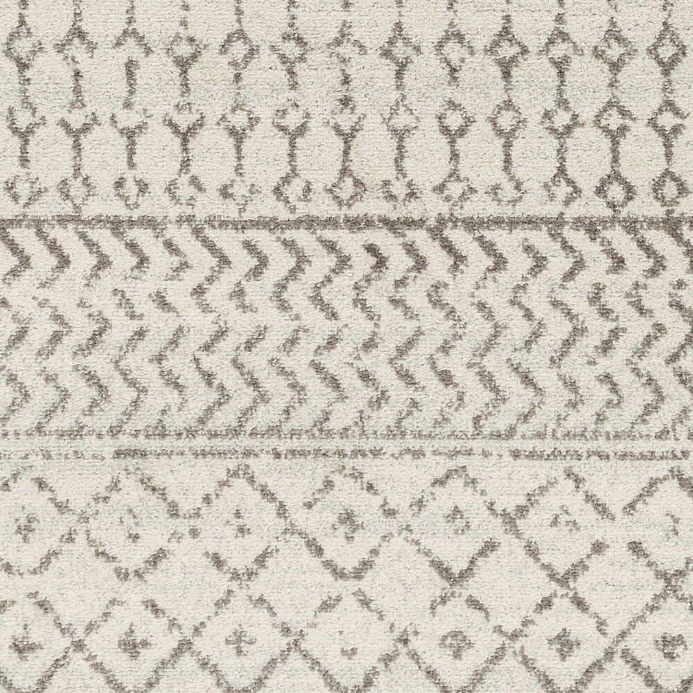 Elaziz Charcoal/Slate Machine Woven Rug - swatch