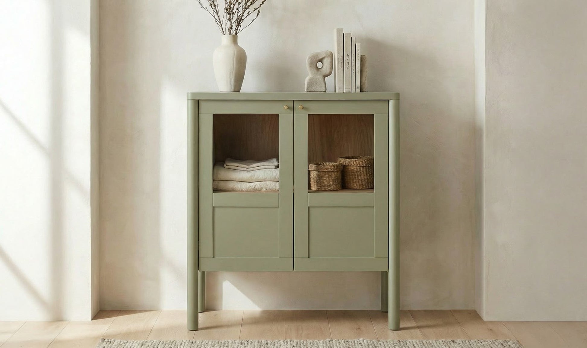 Hannah Cabinet Green by Moe's Home Collection - view 5