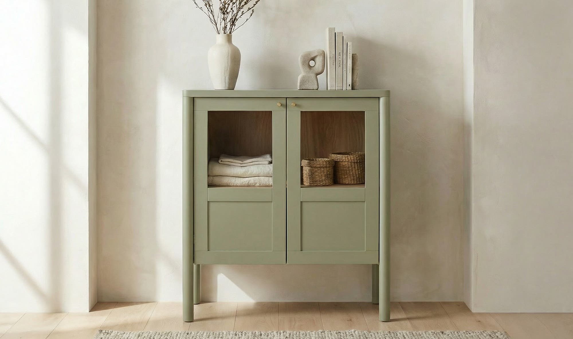 Hannah Cabinet Green by Moe's Home Collection - view 5