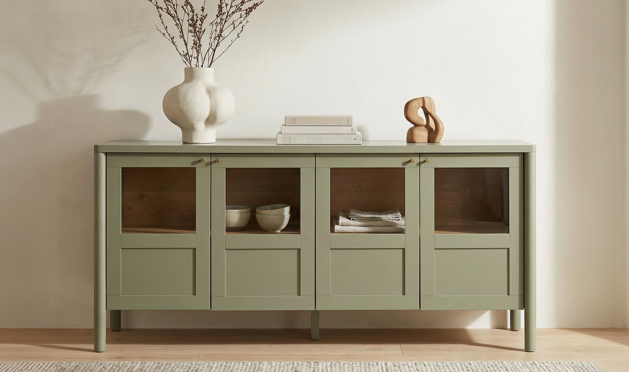 Hannah Sideboard Green by Moe's Home Collection - view 4