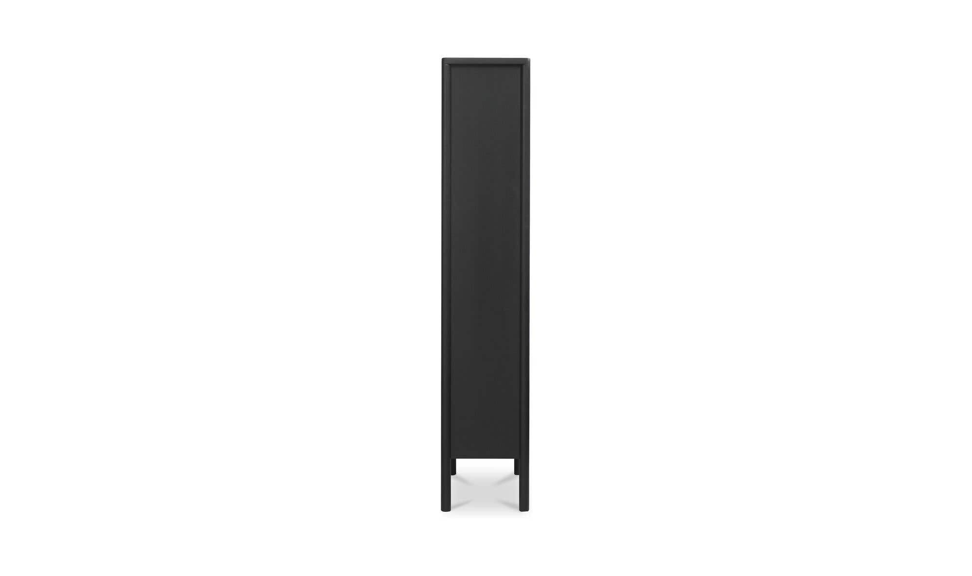 Hannah Tall Cabinet Black by Moe's Home Collection - view 6