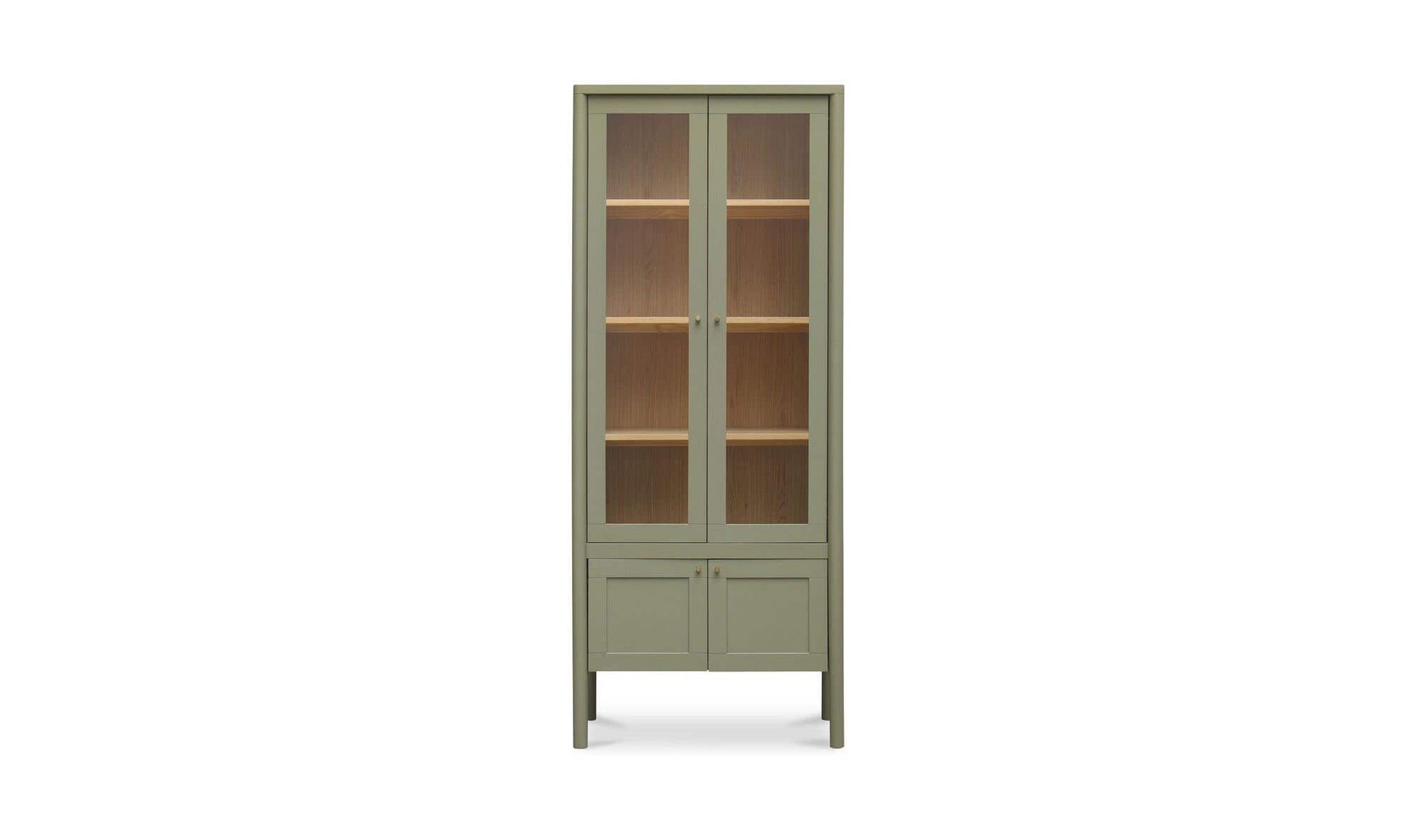 Hannah Tall Cabinet Green by Moe's Home Collection - view 3