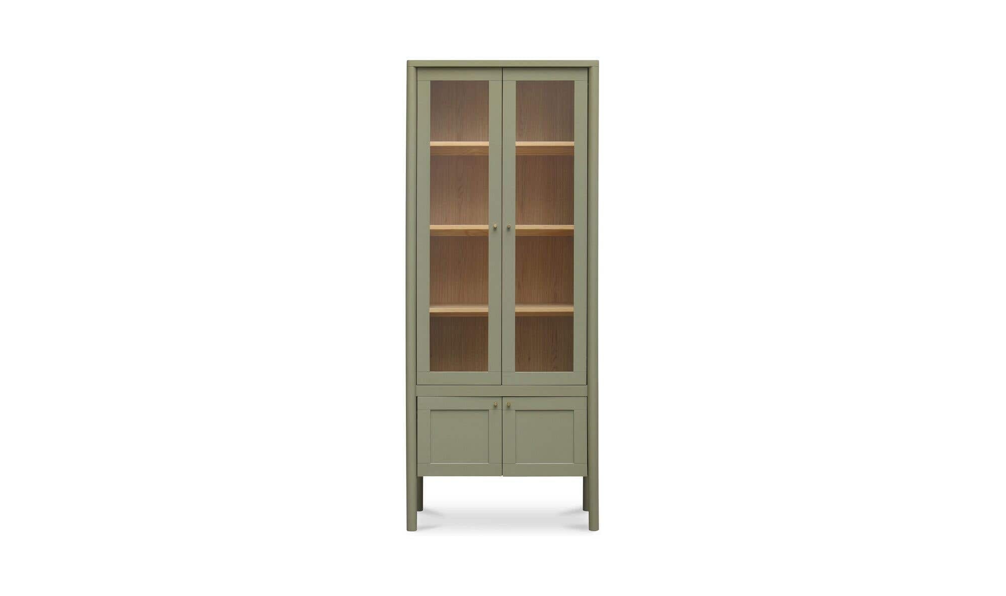 Hannah Tall Cabinet Green by Moe's Home Collection - view 3