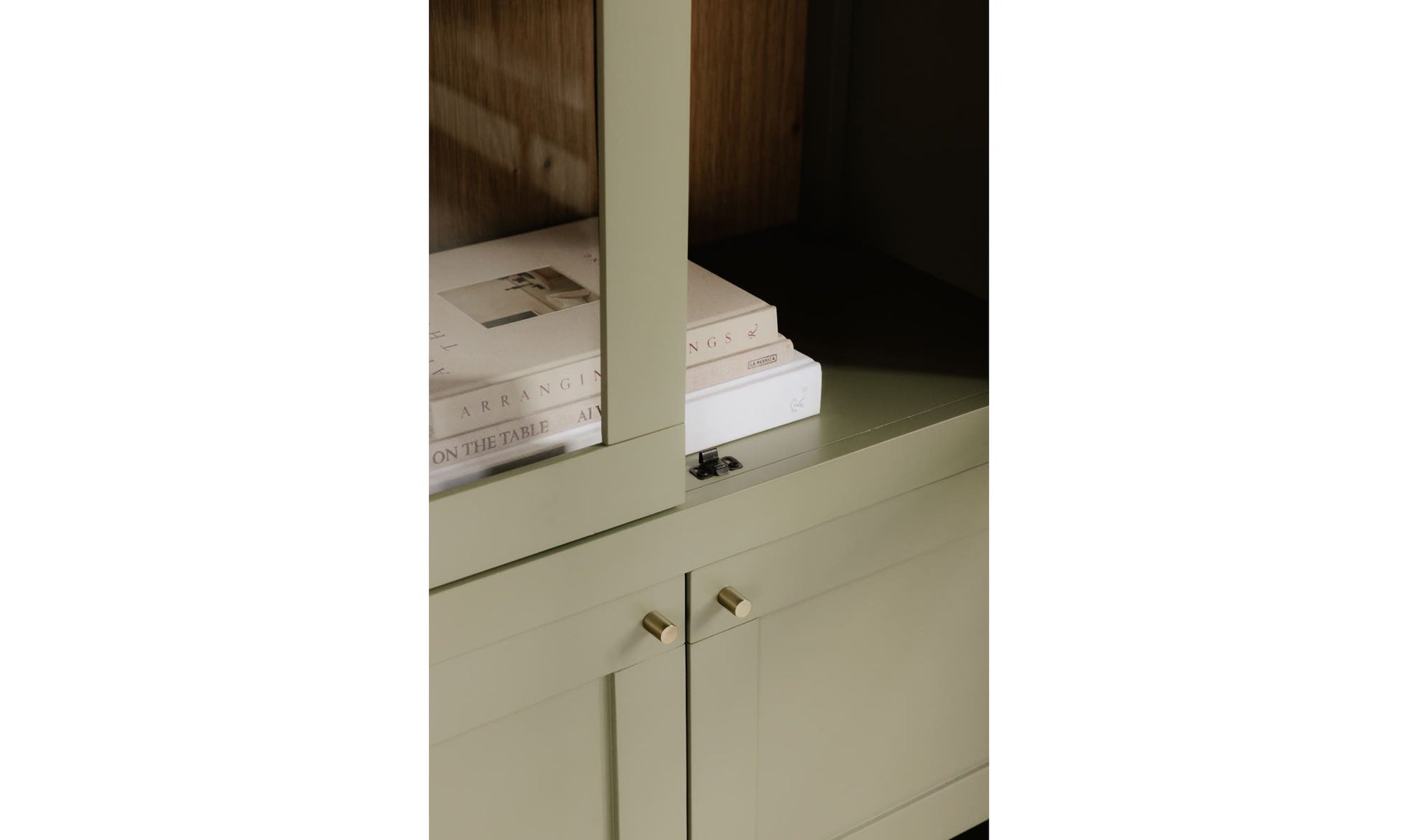 Hannah Tall Cabinet Green by Moe's Home Collection - view 6