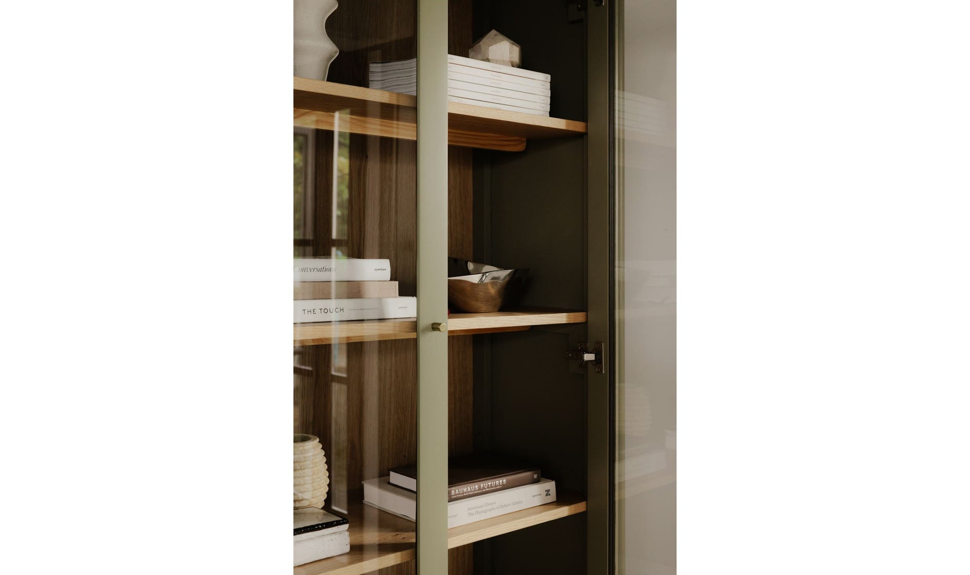 Hannah Tall Cabinet Green by Moe's Home Collection - view 7