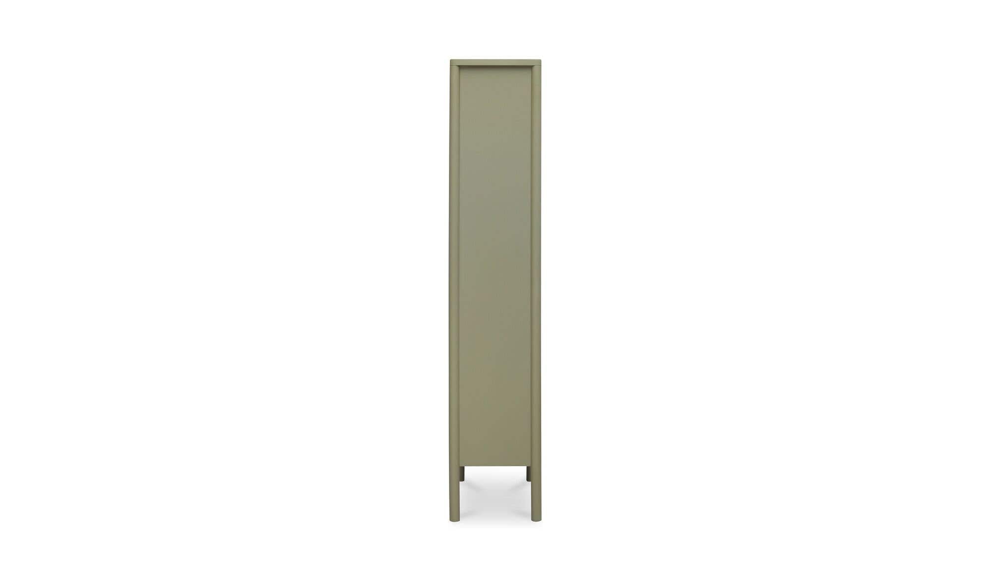Hannah Tall Cabinet Green by Moe's Home Collection - view 12