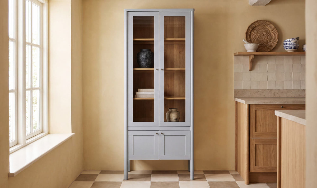 Hannah Tall Cabinet Blue by Moe's Home Collection - view 3