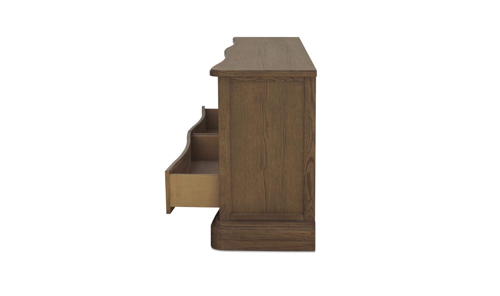 Clarence 6 Drawer Dresser Warm Brown by Moe's Home Collection - view 9