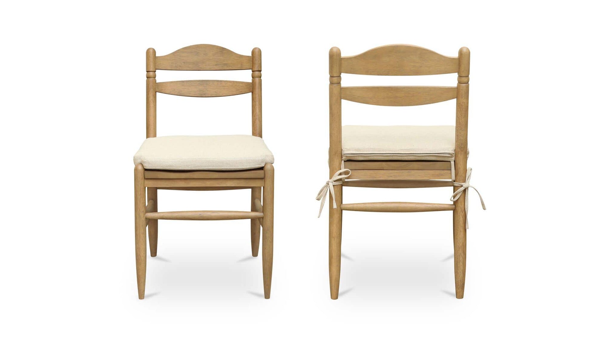 Tate Dining Chair Beige - Set Of Two by Moe's Home Collection - view 8