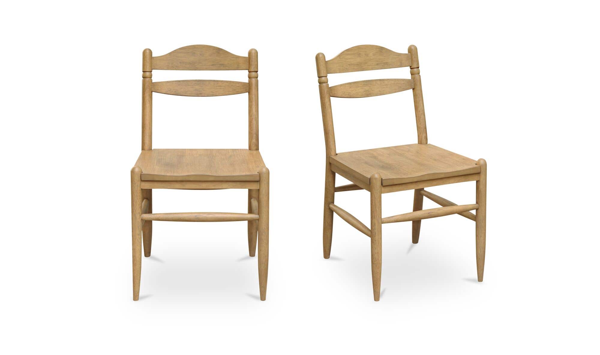 Tate Dining Chair Beige - Set Of Two by Moe's Home Collection - view 5