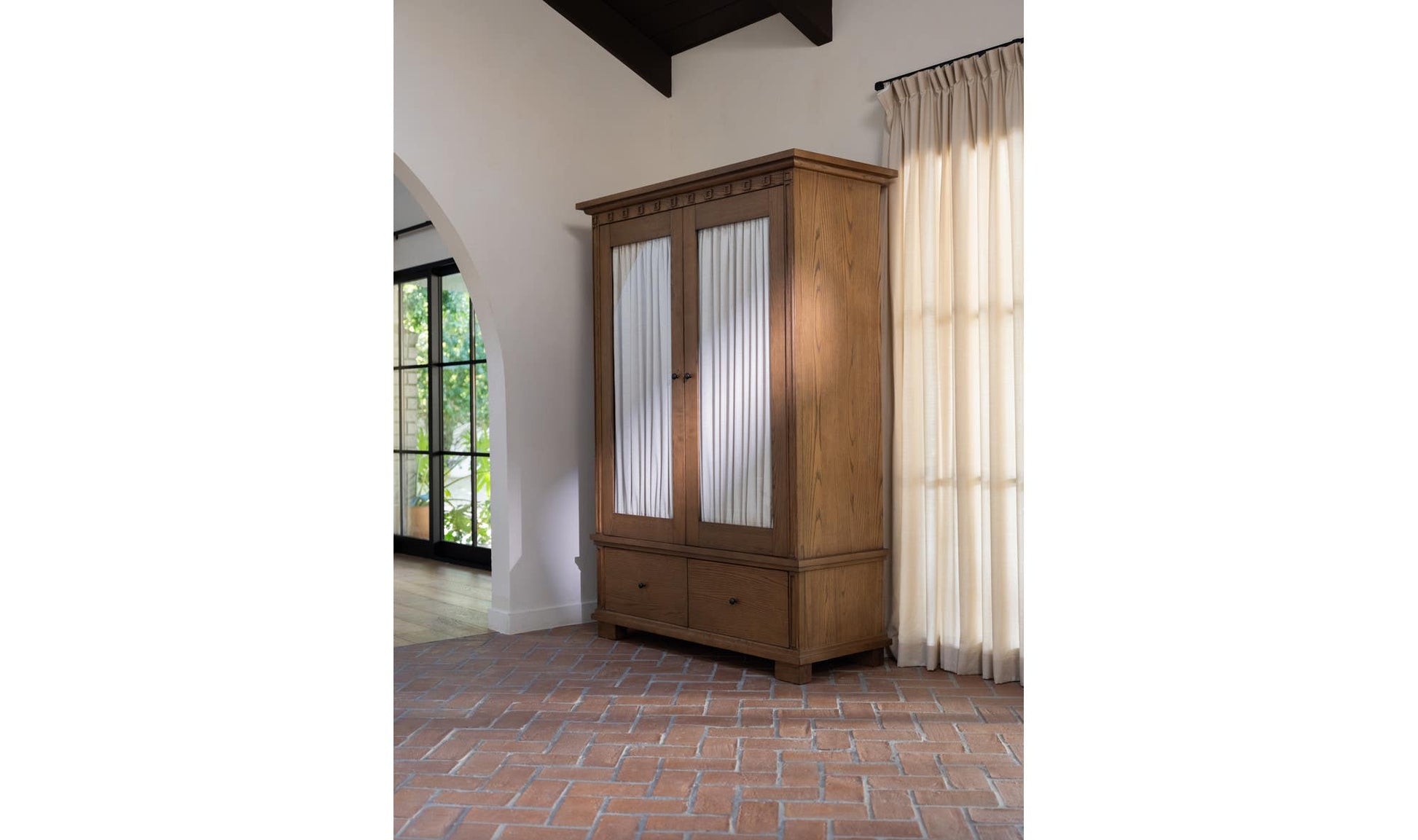 Lillian Tall Cabinet Brown by Moe's Home Collection - view 14