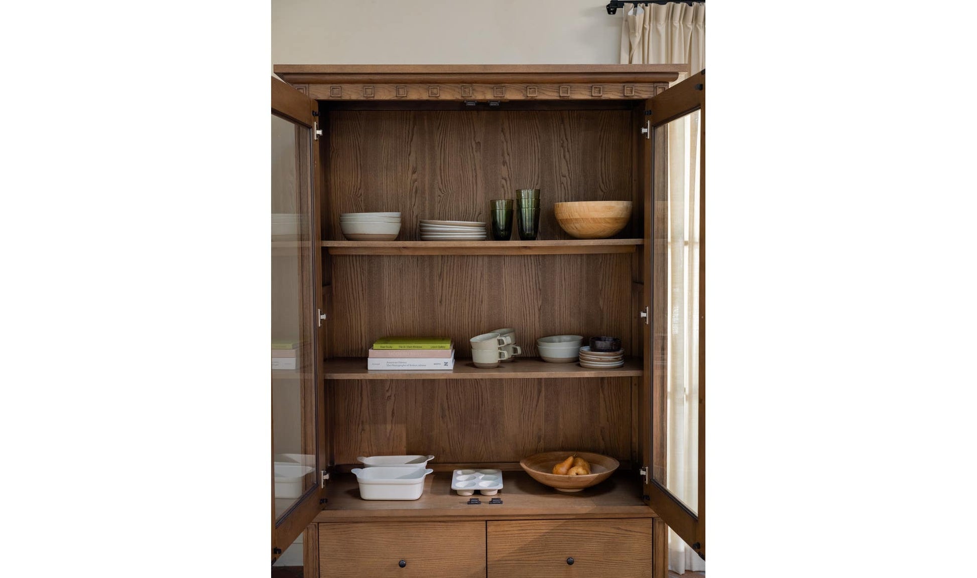 Lillian Tall Cabinet Brown by Moe's Home Collection - view 17