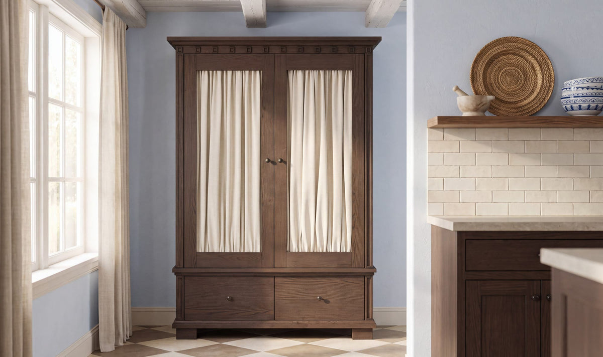 Lillian Tall Cabinet Dark Brown by Moe's Home Collection - view 3