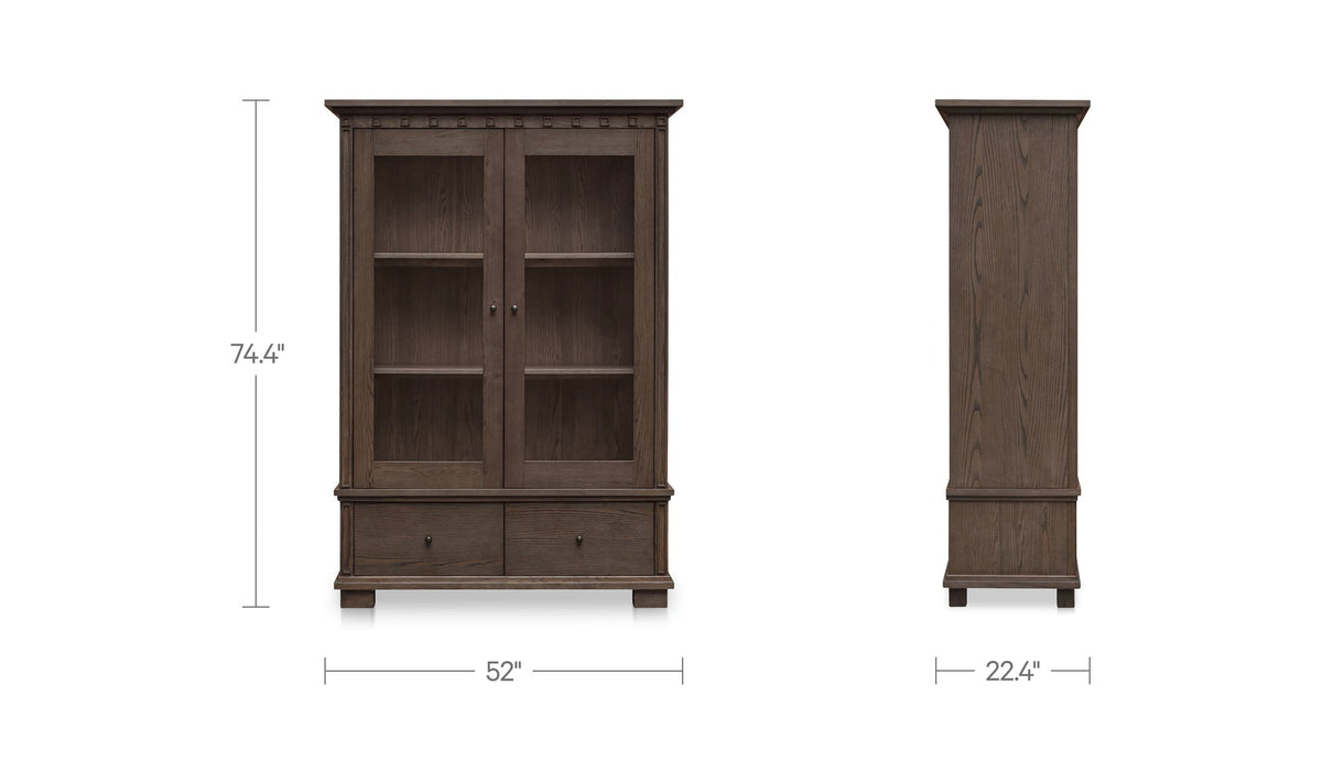 Lillian Tall Cabinet Dark Brown by Moe's Home Collection - view 18