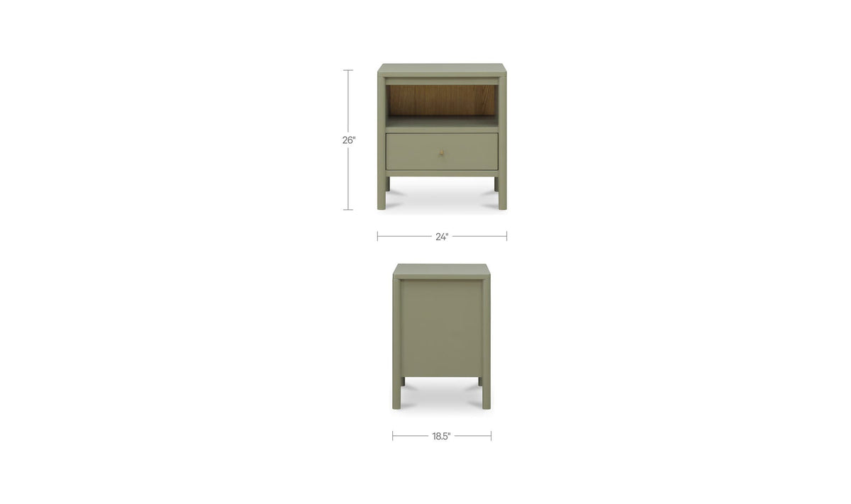Hannah Nightstand Green by Moe's Home Collection - view 16
