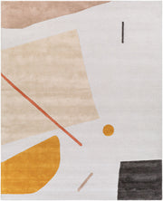 Emma Black/Tan Handmade Rug EMM-2300 - 2' x 3'