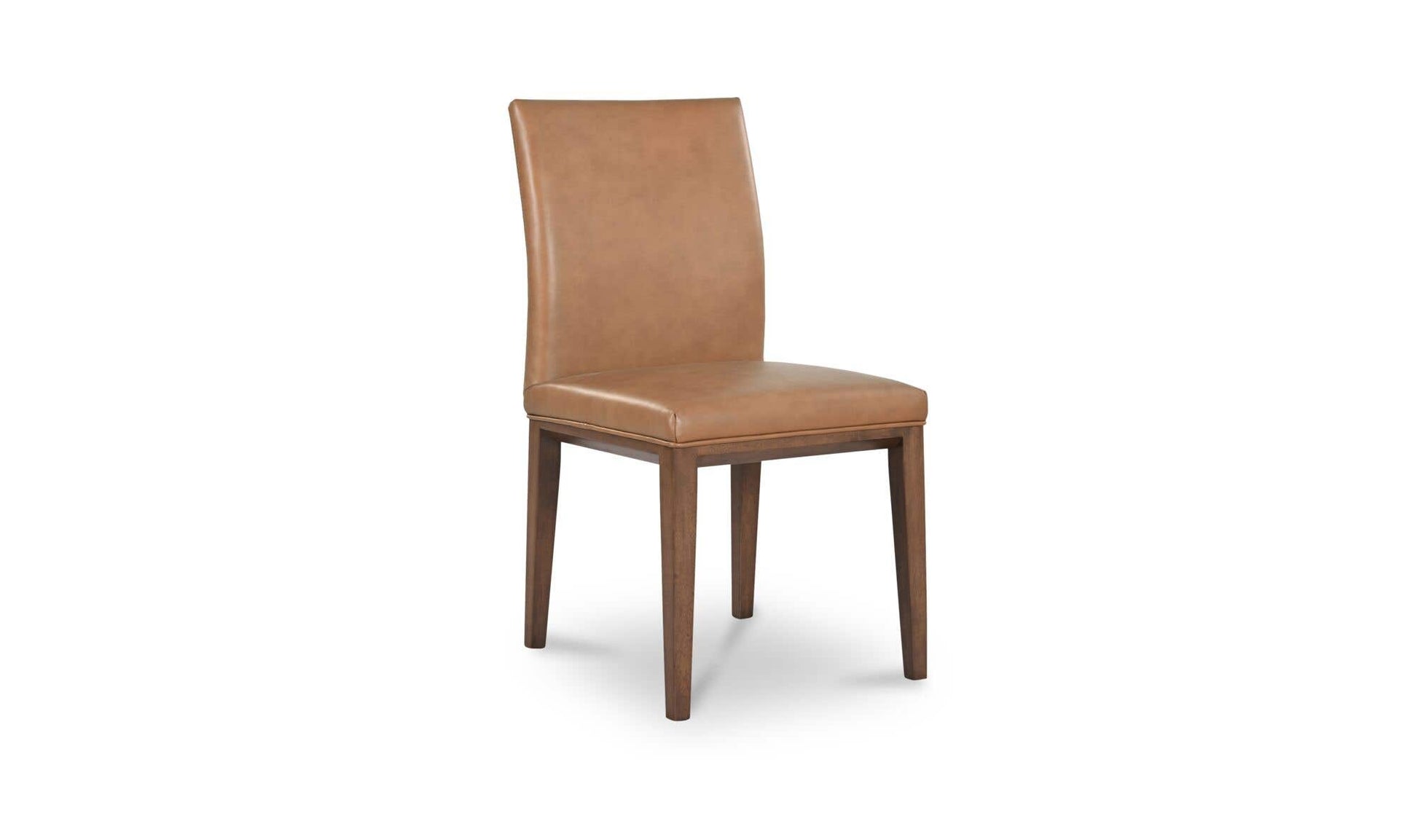 Frankie Dining Chair Tan Leather-Set Of Two by Moe's Home Collection - view 9
